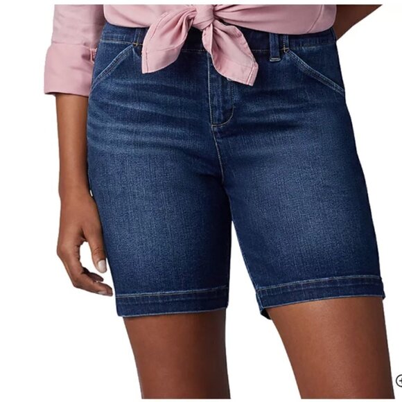 Lee Regular Fit Mid Rise Jean Denim Shorts, Size 16 - Picture 1 of 7